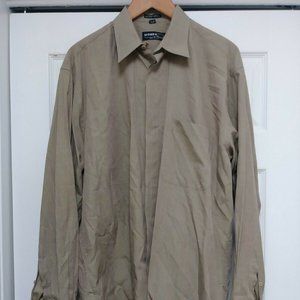 Mondo Di Marco Dress Shirt 16-41‎ 34/35 light brown